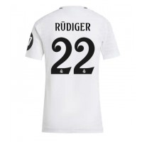 Billiga Real Madrid Antonio Rudiger #22 Hemma fotbollskläder Dam 2024-25 Kortärmad